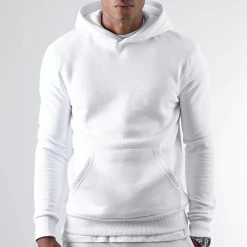 Acheter 🥰 Sweat Capuche New Essential 2649 Blanc de LBO 🛒
