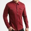 Top 10 🎁 Chemise Jean Manches Longues 0061 Bordeaux de LBO 💯 -France LBO Soldes Boutique lbo 327514 LBO 1070318 0061 20220926T153357 01