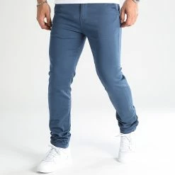 Budget 😉 Pantalon Chino Classic 2682 Bleu de LBO ⌛