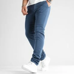 Budget 😉 Pantalon Chino Classic 2682 Bleu de LBO ⌛ -France LBO Soldes Boutique lbo 329006 SHALBO 2682 20220926T154011 04