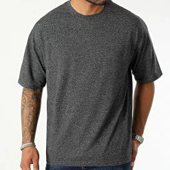 Grosses soldes 🧨 Lot de 2 Tee 👕 Shirts Oversize Large 2681 Noir Gris Anthracite Chiné de LBO 🥰 -France LBO Soldes Boutique lbo 329091 SHALBO 2681 20220906T151052 03