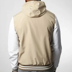 Bon marché 🧨 Veste Zippée Capuche Bicolore 0186 Beige Blanc de LBO 😉 -France LBO Soldes Boutique lbo 329526 LBO 10701336 0186 20221018T075527 04