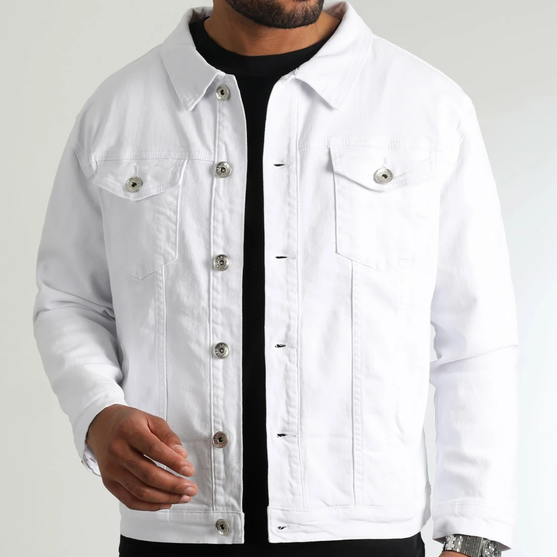 Coupon ✨ Veste Jean Oversize Large 0087 Denim Blanc de LBO 😉 3 Coupon ✨ Veste Jean Oversize Large 0087 Denim Blanc de LBO 😉