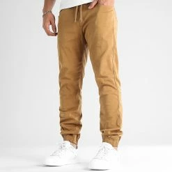 Bon marché ✔️ Jogger Pant Regular Fit 2707 Camel de LBO 👏 -France LBO Soldes Boutique lbo 330626 SHALBO 2707 20220926T154037 03