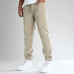 Acheter 🎉 Jogger Pant Regular Fit 2708 Beige de LBO 😀 -France LBO Soldes Boutique lbo 330627 SHALBO 2708 20220919T152926 01