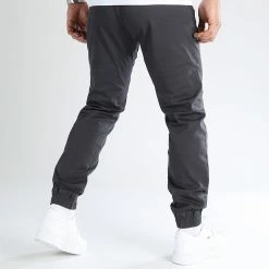 Meilleure vente 🛒 Jogger Pant Regular Fit 2709 Gris Anthracite de LBO 🤩 -France LBO Soldes Boutique lbo 330629 SHALBO 2710 20220920T154346 04