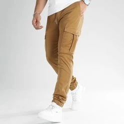 De gros ⌛ Pantalon Cargo Regular Fit 2711 Camel de LBO ❤️