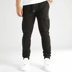 Bon marché 😀 Pantalon Cargo Regular Fit 2713 Noir de LBO 👏 -France LBO Soldes Boutique lbo 330633 SHALBO 2713 20221014T080827 01