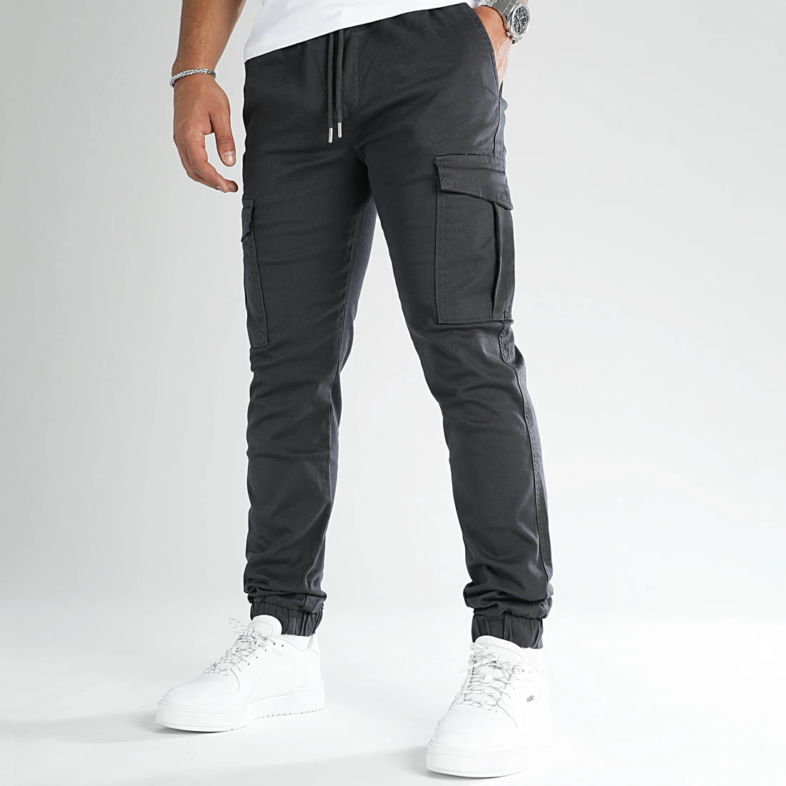 Sortie 😉 Pantalon Cargo Regular Fit 2714 Gris Anthracite de LBO 🥰 6 Sortie 😉 Pantalon Cargo Regular Fit 2714 Gris Anthracite de LBO 🥰 – Image 4