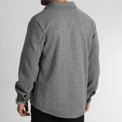 Acheter 👍 Surchemise Epaisse Uni 0105 Gris Chiné de LBO 🤩 -France LBO Soldes Boutique lbo 331010 LBO 1070318 0105 20221116T102548 04