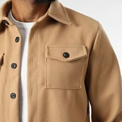 Grosses soldes 🤩 Surchemise Epaisse Uni 0124 Camel de LBO 👏 -France LBO Soldes Boutique lbo 331020 LBO 1070318 0124 20220901T094158 02