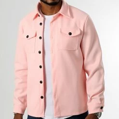 Meilleure affaire 🔥 Surchemise Epaisse Uni 0125 Rose Pale de LBO ✨ -France LBO Soldes Boutique lbo 331023 LBO 1070318 0125 20220901T094254 03