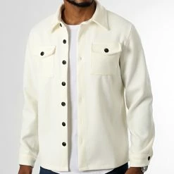 De gros 🌟 Surchemise Epaisse Uni 0126 Beige Clair de LBO 👍 -France LBO Soldes Boutique lbo 331024 LBO 1070318 0126 20220901T094237 03