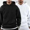 Coupon ⭐ Lot de 2 Sweats Capuche Oversize Premium 2725 Noir Et Blanc de LBO 😉 -France LBO Soldes Boutique lbo 333071 SHALBO 2725 20221010T155013 01
