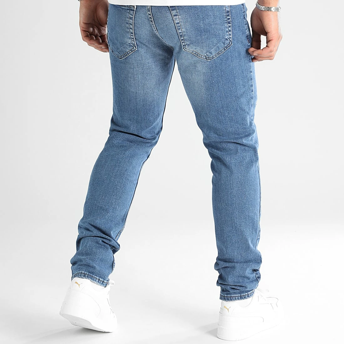 Grosses soldes 👍 Jean Regular Fit Avec Destroy 2499 Bleu Denim de LBO 🛒 7 Grosses soldes 👍 Jean Regular Fit Avec Destroy 2499 Bleu Denim de LBO 🛒 – Image 5
