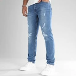 Top 10 😀 Jean Regular Fit Avec Destroy 2680 Bleu Denim de LBO ⌛ -France LBO Soldes Boutique lbo 333914 SHALBO 2680 20220919T151915 03