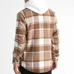 Sortie 🎉 Surchemise A Carreaux 0134 Camel Blanc de LBO 🎉 -France LBO Soldes Boutique lbo 334036 LBO 1070318 0134 20221007T153513 04