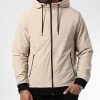 De gros 🤩 Veste Zippée Capuche 0214 Beige de LBO 👏