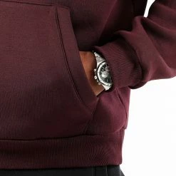 Meilleure vente ✔️ Sweat Capuche Oversize Large Premium 2755 Bordeaux de LBO 🔥 -France LBO Soldes Boutique lbo 334420 SHALBO 2755 20221014T153227 02