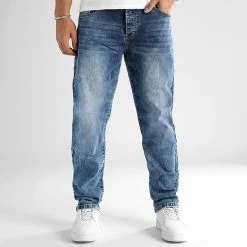 Bon marché 🔔 Jean Relaxed Fit 0146 Bleu Denim de LBO ✔️