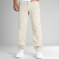 Sortie 🔔 Jean Relaxed Fit 2783 Denim Beige de LBO 😍 -France LBO Soldes Boutique lbo 337346 SHALBO 2783 20221028T154702 04