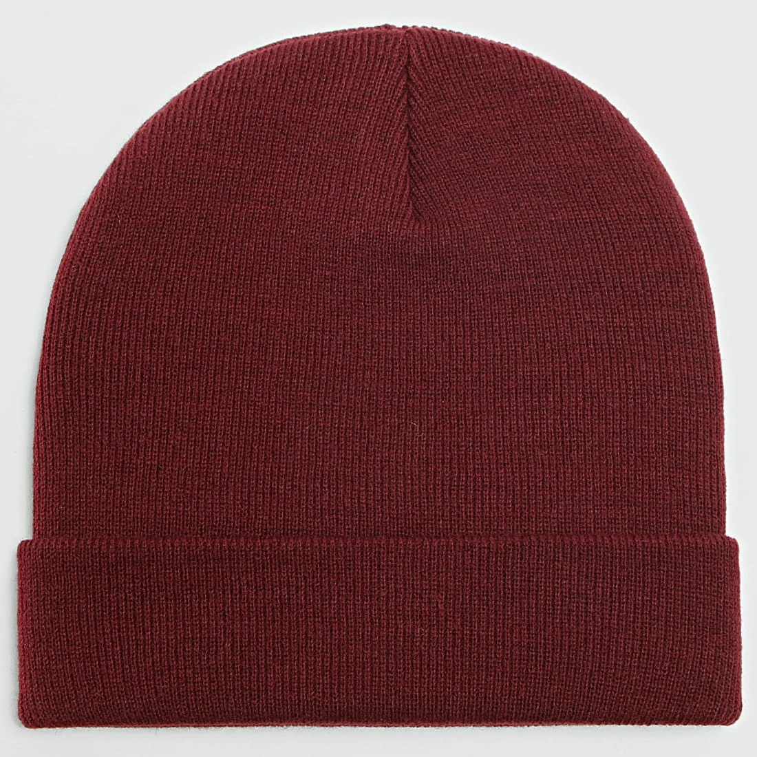 Bon marché 👍 Bonnet Mailles Fines Avec Revers Bordeaux de LBO 🛒 3 Bon marché 👍 Bonnet Mailles Fines Avec Revers Bordeaux de LBO 🛒