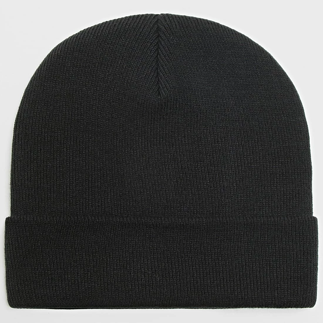 Le moins cher ✔️ Lot de 2 Bonnets Mailles Fines Avec Revers Noir Gris de LBO 😍 6 Le moins cher ✔️ Lot de 2 Bonnets Mailles Fines Avec Revers Noir Gris de LBO 😍 – Image 4