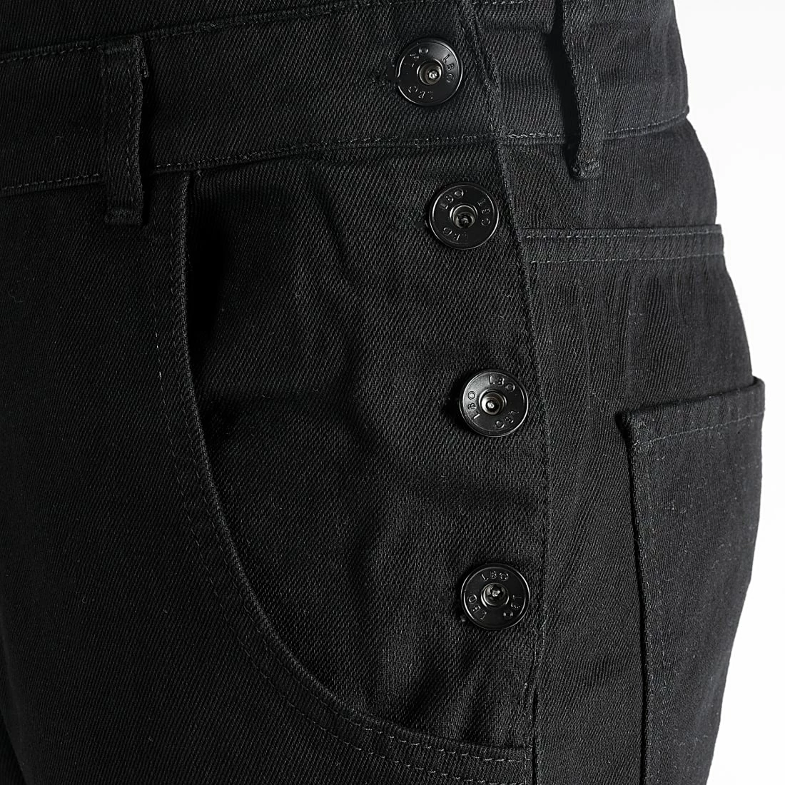 Remise ⌛ Salopette en Jean Relaxed Fit 2694 Noir Denim de LBO 👍 5 Remise ⌛ Salopette en Jean Relaxed Fit 2694 Noir Denim de LBO 👍 – Image 3
