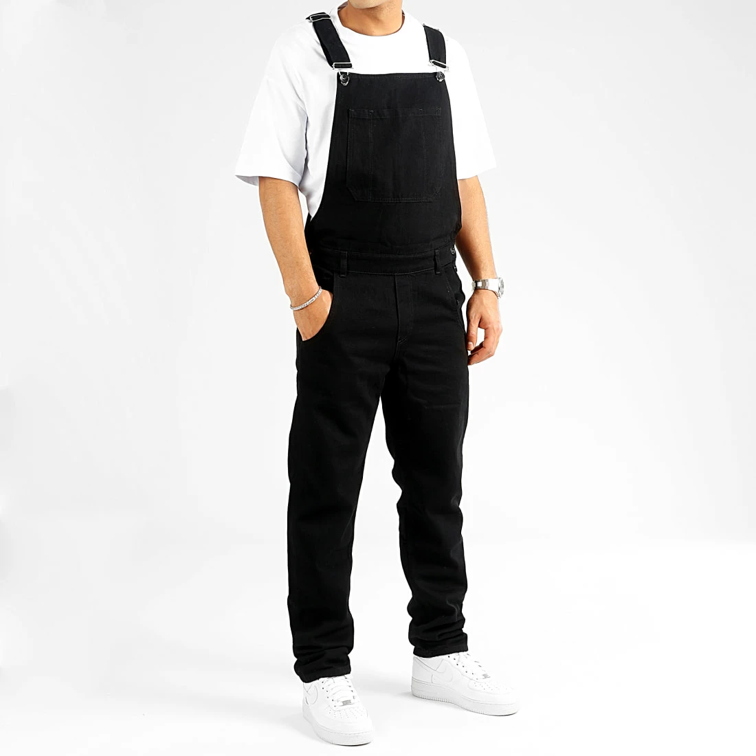 Remise ⌛ Salopette en Jean Relaxed Fit 2694 Noir Denim de LBO 👍 6 Remise ⌛ Salopette en Jean Relaxed Fit 2694 Noir Denim de LBO 👍 – Image 4