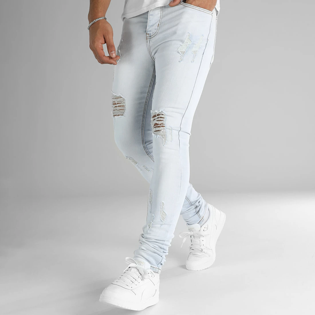 Promo ⭐ Jean Slim LB054-4 Denim Super Wash de LBO 😉 6 Promo ⭐ Jean Slim LB054-4 Denim Super Wash de LBO 😉 – Image 4