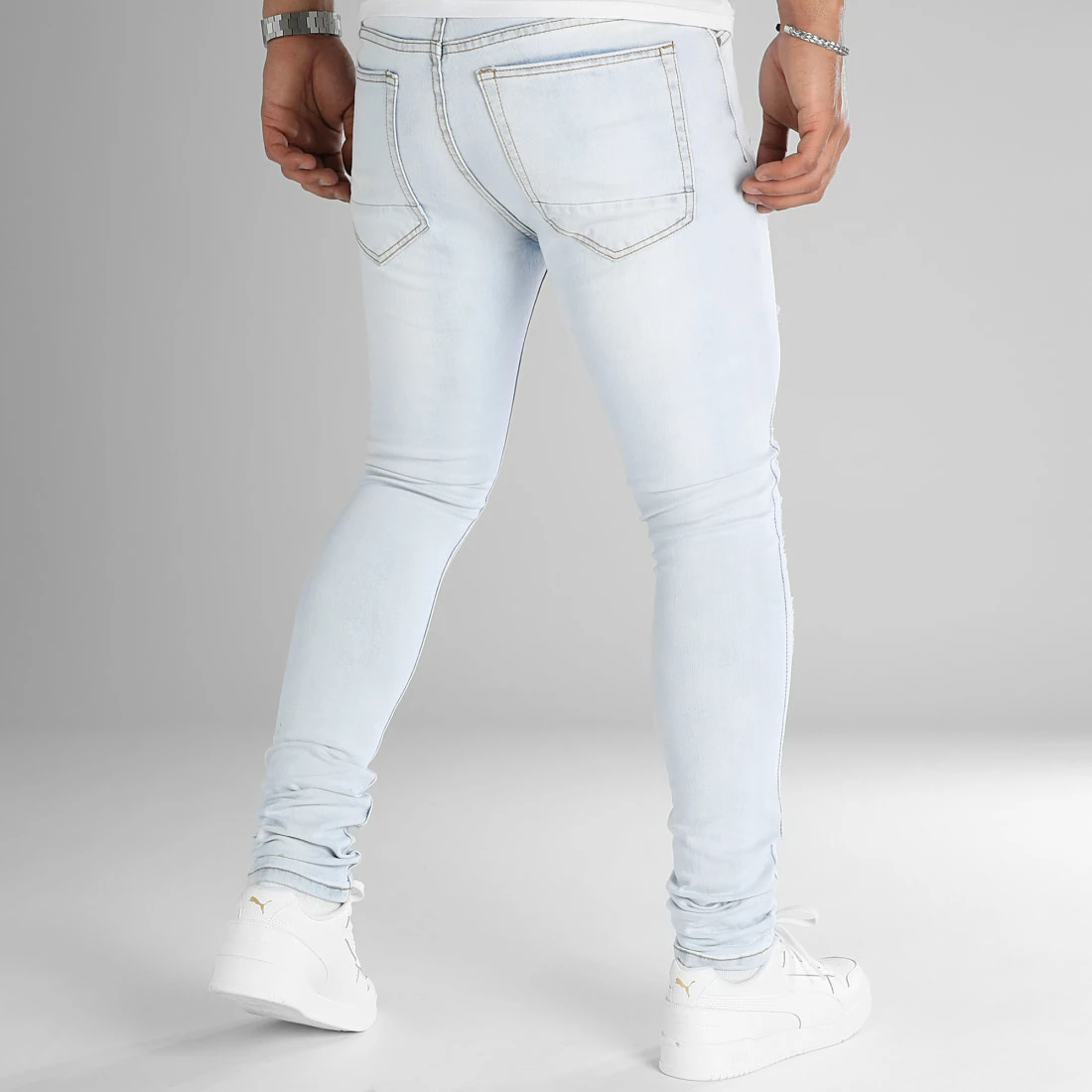 Promo ⭐ Jean Slim LB054-4 Denim Super Wash de LBO 😉 7 Promo ⭐ Jean Slim LB054-4 Denim Super Wash de LBO 😉 – Image 5