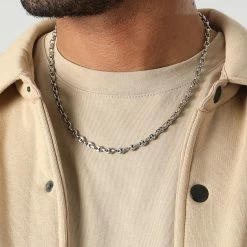 Grosses soldes 🌟 Collier Grain De Café 4mm Argenté de LBO 🔔