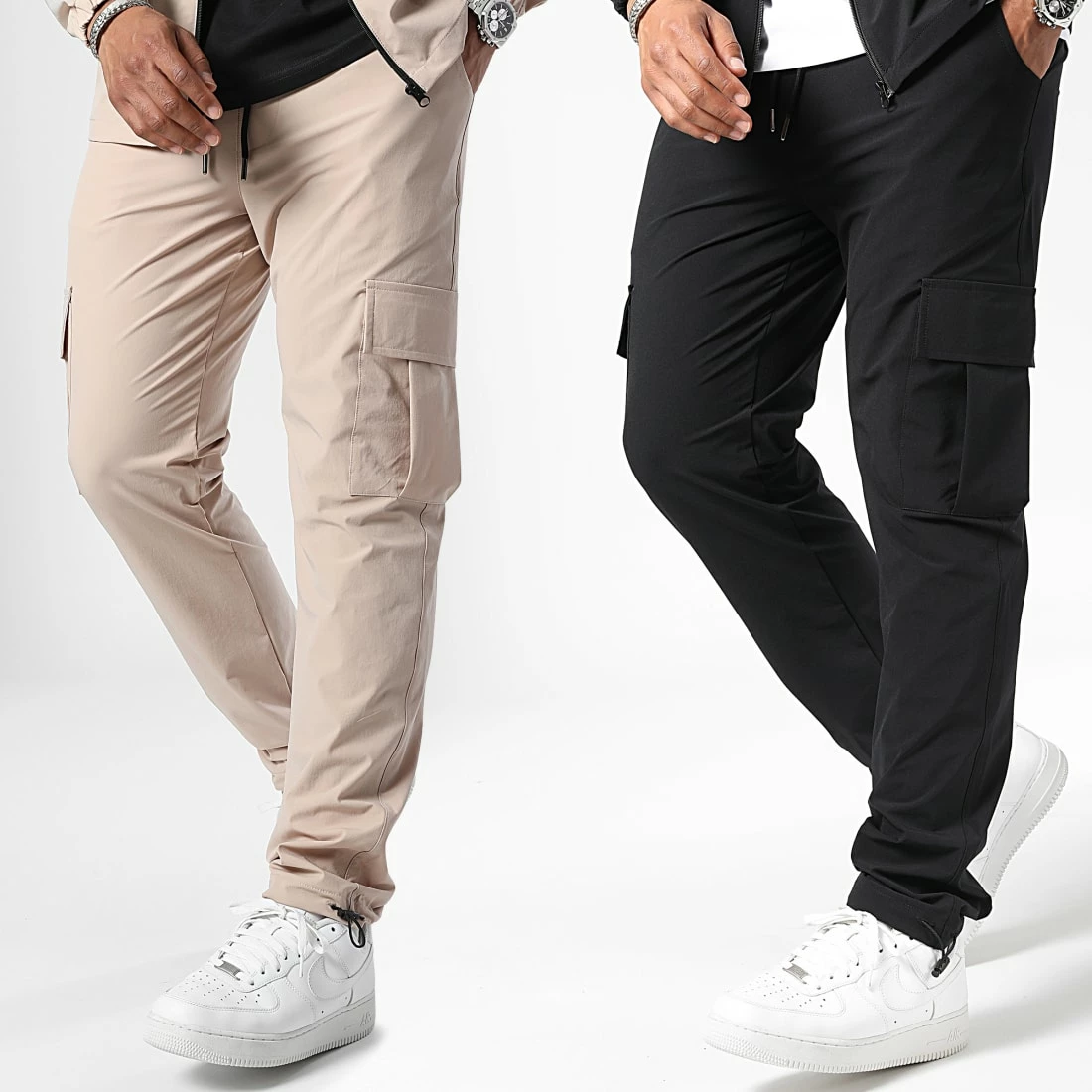 Coupon 🛒 Lot De 2 Pantalons Cargo 10701336 Noir Beige de LBO 🎉 3 Coupon 🛒 Lot De 2 Pantalons Cargo 10701336 Noir Beige de LBO 🎉
