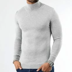 Meilleure vente ✨ Lot De 2 Pulls Col Roulé 1006 Noir Gris Chiné de LBO ✔️ -France LBO Soldes Boutique lbo 348758 LOT LBO 1006 JUM ROULE 76 NOIR 82 GRIS 12336 20221123T084924 02