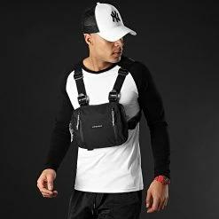 Acheter ❤️ Tee 👕 Shirt Manches Longues Raglan 35-1 Noir Blanc de LBO 😍 -France LBO Soldes Boutique lbo 88652 FAB SHALBO 35 1 20201221T081436 06