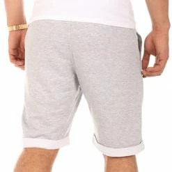 Budget 👏 Short Jogging 119 Gris Chiné de LBO 🔥 -France LBO Soldes Boutique lbo 98379 fab shalbo 119 20180828T142308 02