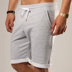 Budget 👏 Short Jogging 119 Gris Chiné de LBO 🔥 -France LBO Soldes Boutique lbo 98379 fab shalbo 119 20180828T142308 044